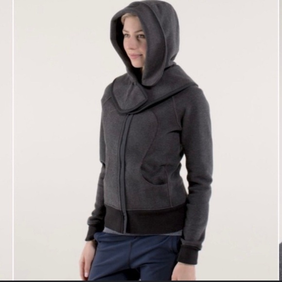 Lululemon Scuba Hoodie Jacket 4 Limited Edition Hiver Zip Off Sleeves, Rare - Picture 1 of 15